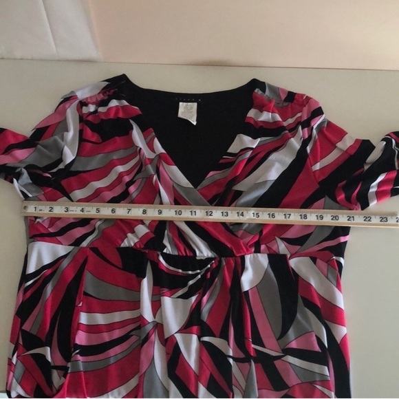 Tiana B. Petite Plus Sz Tunic Pockets 1X - Picture 6 of 8